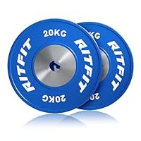 Amazon | RITFIT 競技用バーベルプレート 高精度 ダンベル